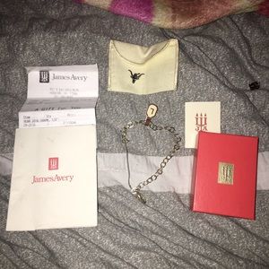 JA Charm Bracelet with Longhorn Charm